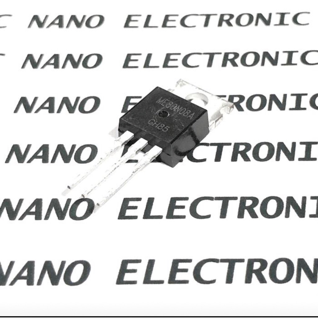 ทรานซิสเตอร์ MOSFET N-Channel ME80N08A 80N08 ME80N08 TO-220