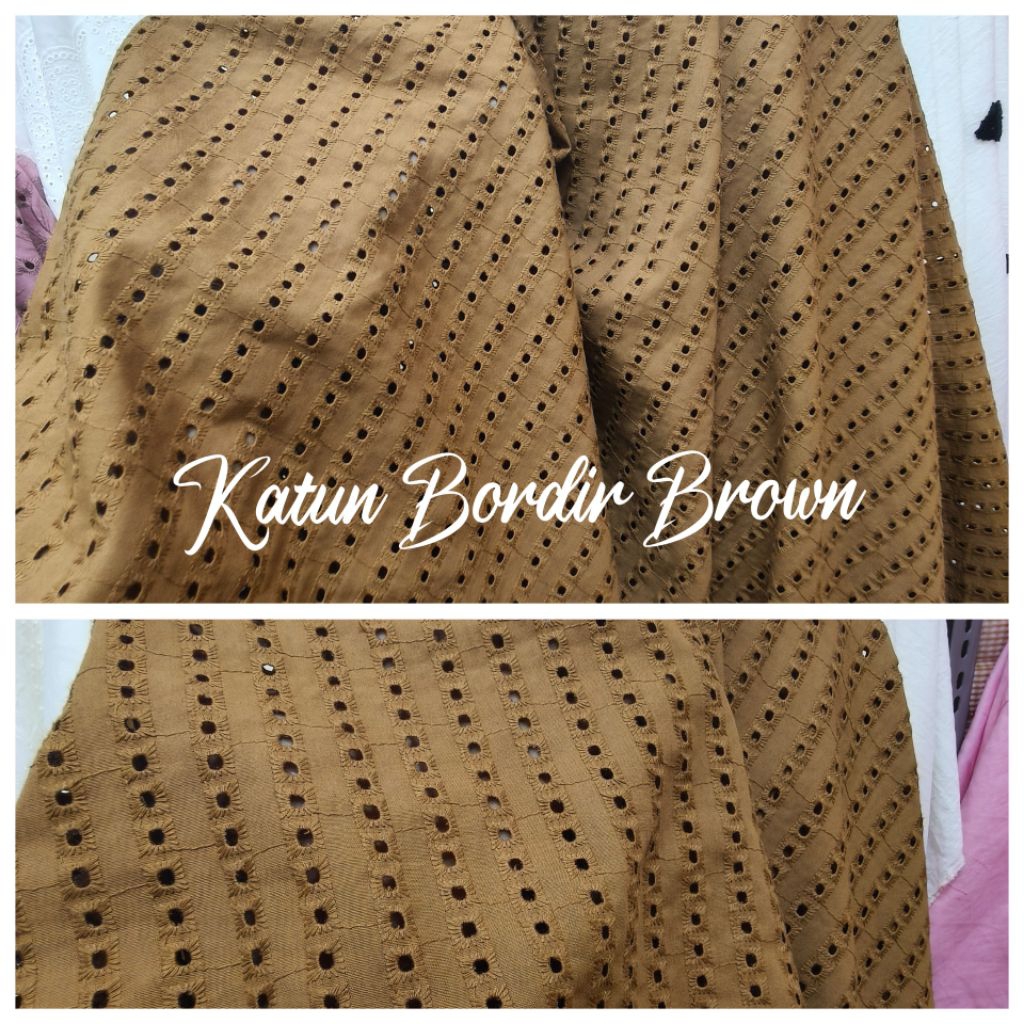 KATUN KATBOL ผ้าคอตตอนปัก (ราคาต่อ 0.5mtr/50cm)