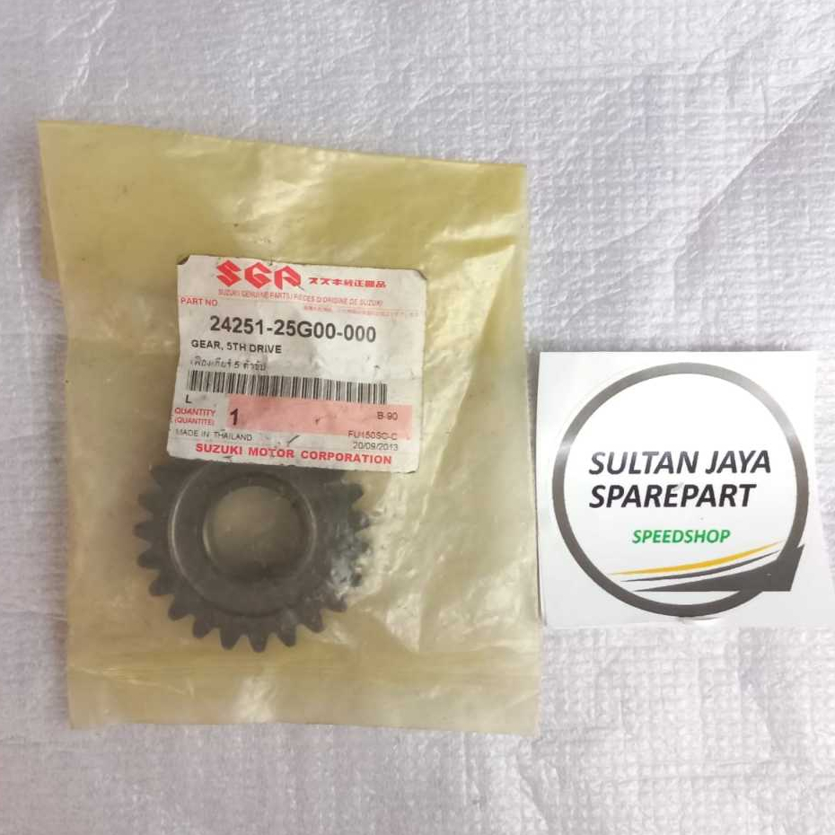 อัตราทดเกียร์ 5th DRIVE SUZUKI SATRIA FU CARBON 24251-24G00-000 ต้นฉบับ SGP THAILAND