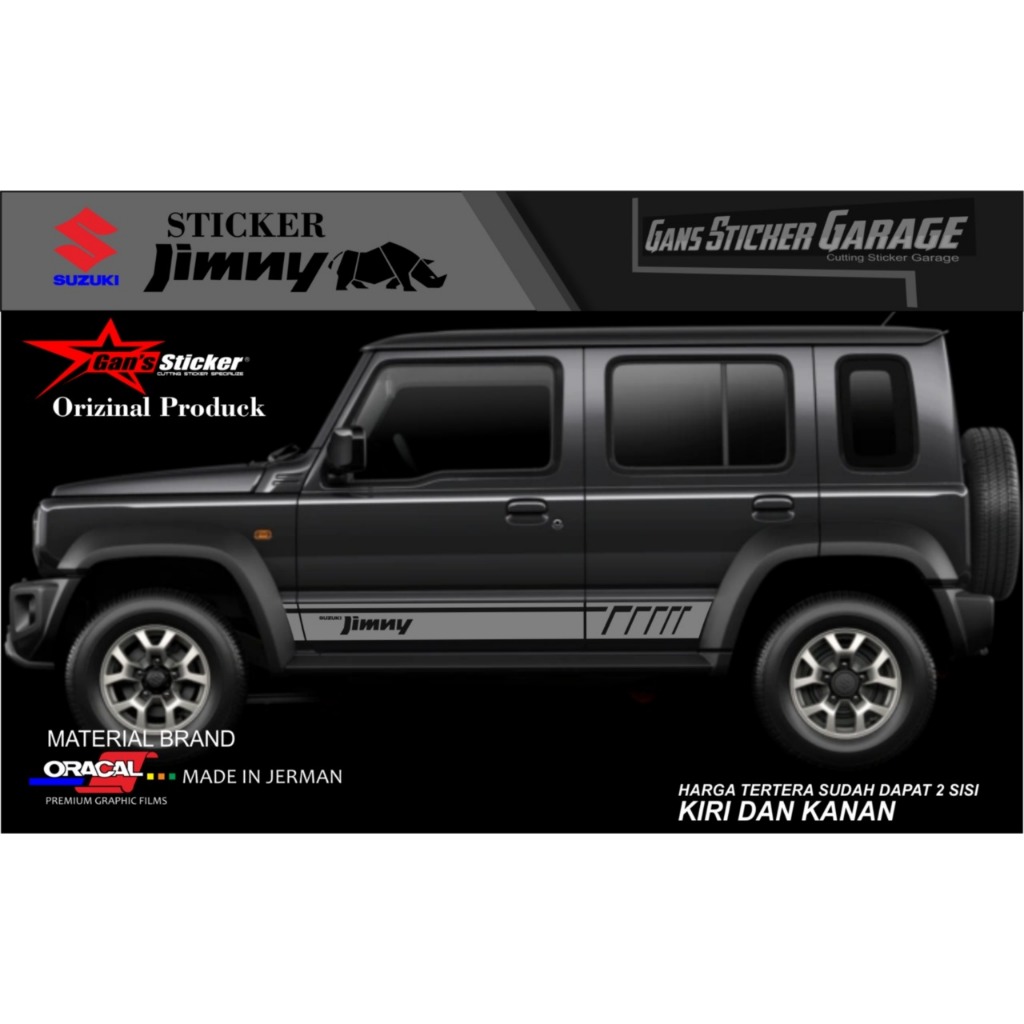 สติ๊กเกอร์ Suzuki Jimny Variation Suzuki Jimny 5 ประตู 2023 2024