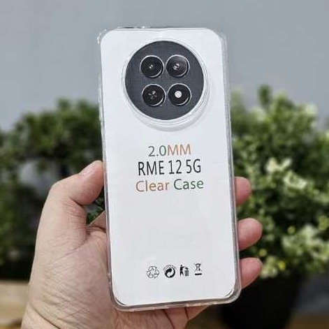 Realme 12 Clear Softcase/realme 12 plus/realme 12 pro plus case Jelly Softcase Clear