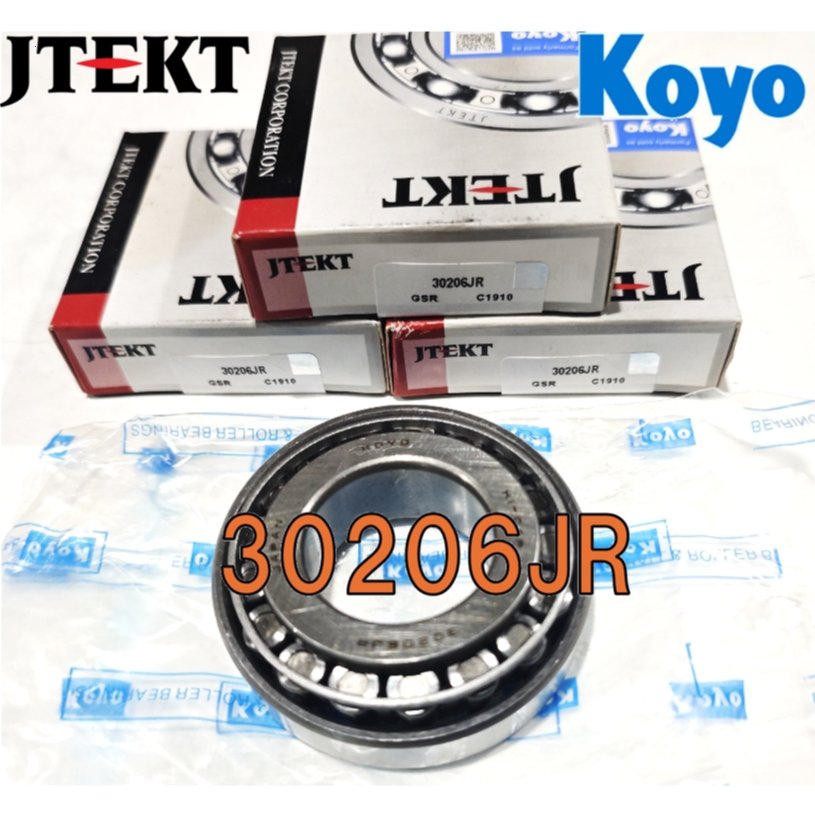 แบริ่ง 30206JR JTEKT 30206 KOYO 30206 JR KOYO JAPAN LAHER TAPERED BEARING 30x62x17.25 มม.