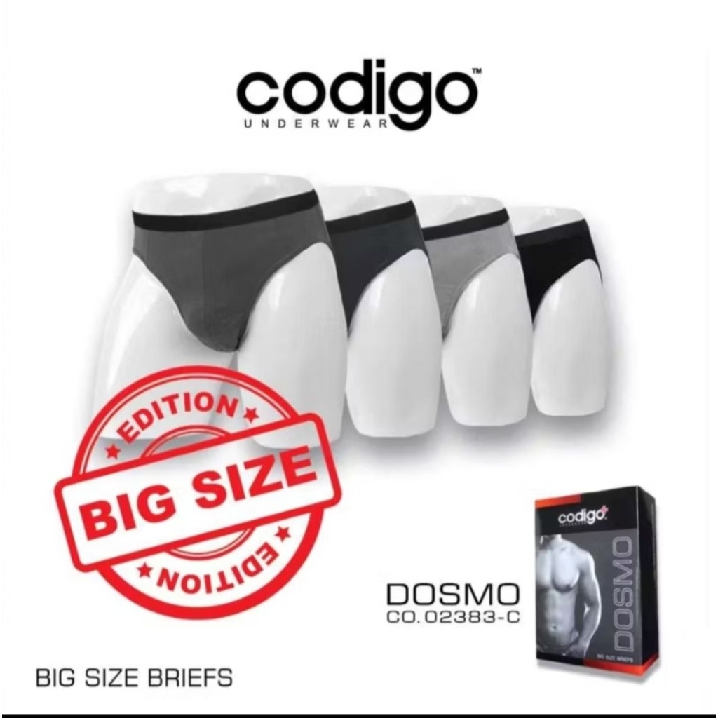 CODIGO 0383C DOSMO BIG SIZE MENS UNDERWEAR