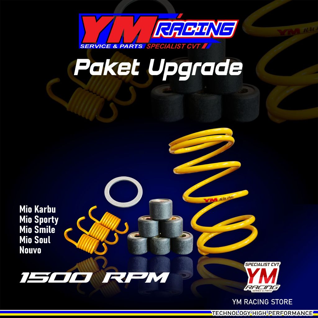 UPGRADE CVT MIO 1500 RPM (MIO SPORTY /MIO SMILE) UPGRADE PACKAGE CVT 1500RPM MIO SOUL 5TL / UPGRADE 