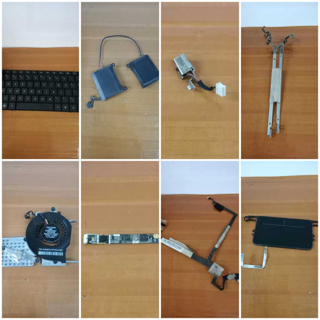 HP Mini 210-1002TU Netbook อะไหล่ที่มีอยู่พัดลมคีย์บอร์ด LCD Cooler Jack Power ฯลฯ