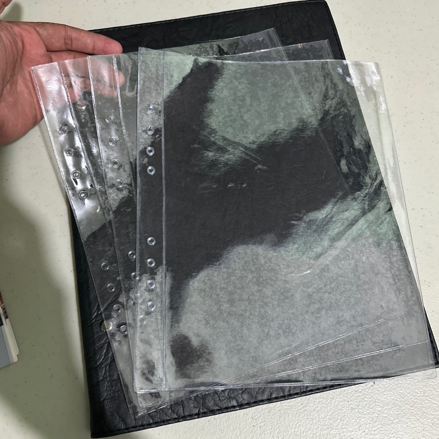 CODE N65Q BOOK เอกสารพลาสติก A4 ขนาด A5 15x3 ซม.