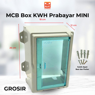 Box Pelindung Meteran Listrik KWH Mini Token Prabayar UCHIRO Perlindungan KWH Aman dan Praktis