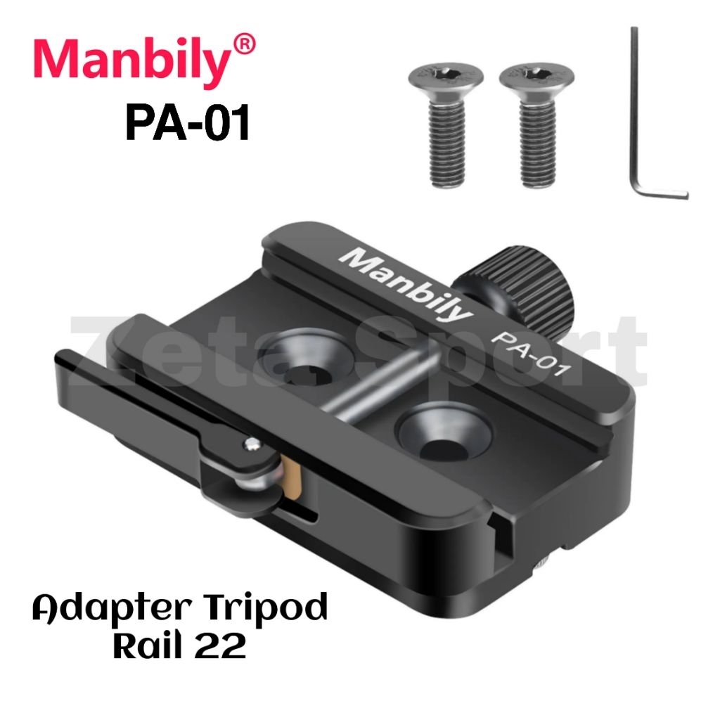 อะแดปเตอร์รางขาตั้งกล้อง 22 MANBILY PA-01 Original 100% | MANBILY PA 01 PICATINNY ARCA SWISS PLATE PA01 อะแดปเตอร์เชื่อมต่อ