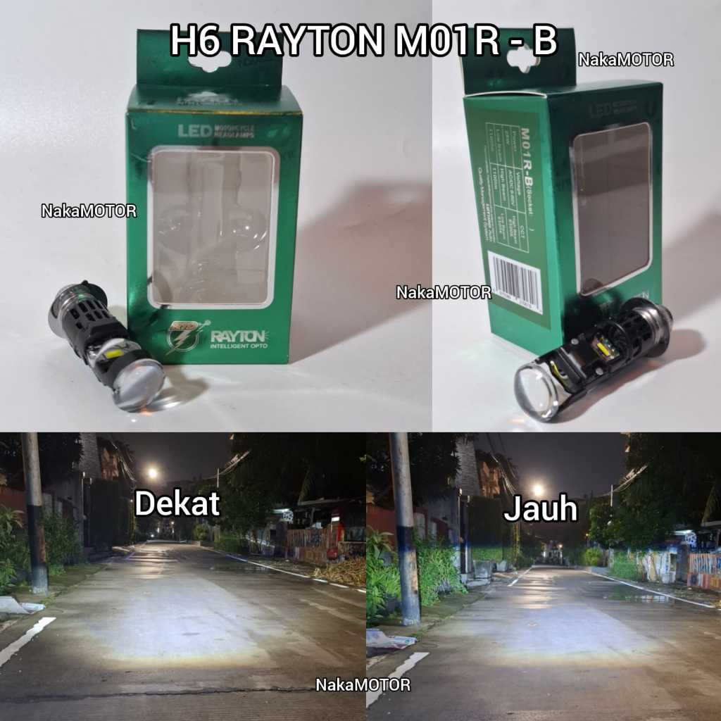 RAYTON H6 ไฟหน้า LED M01R A & B & S