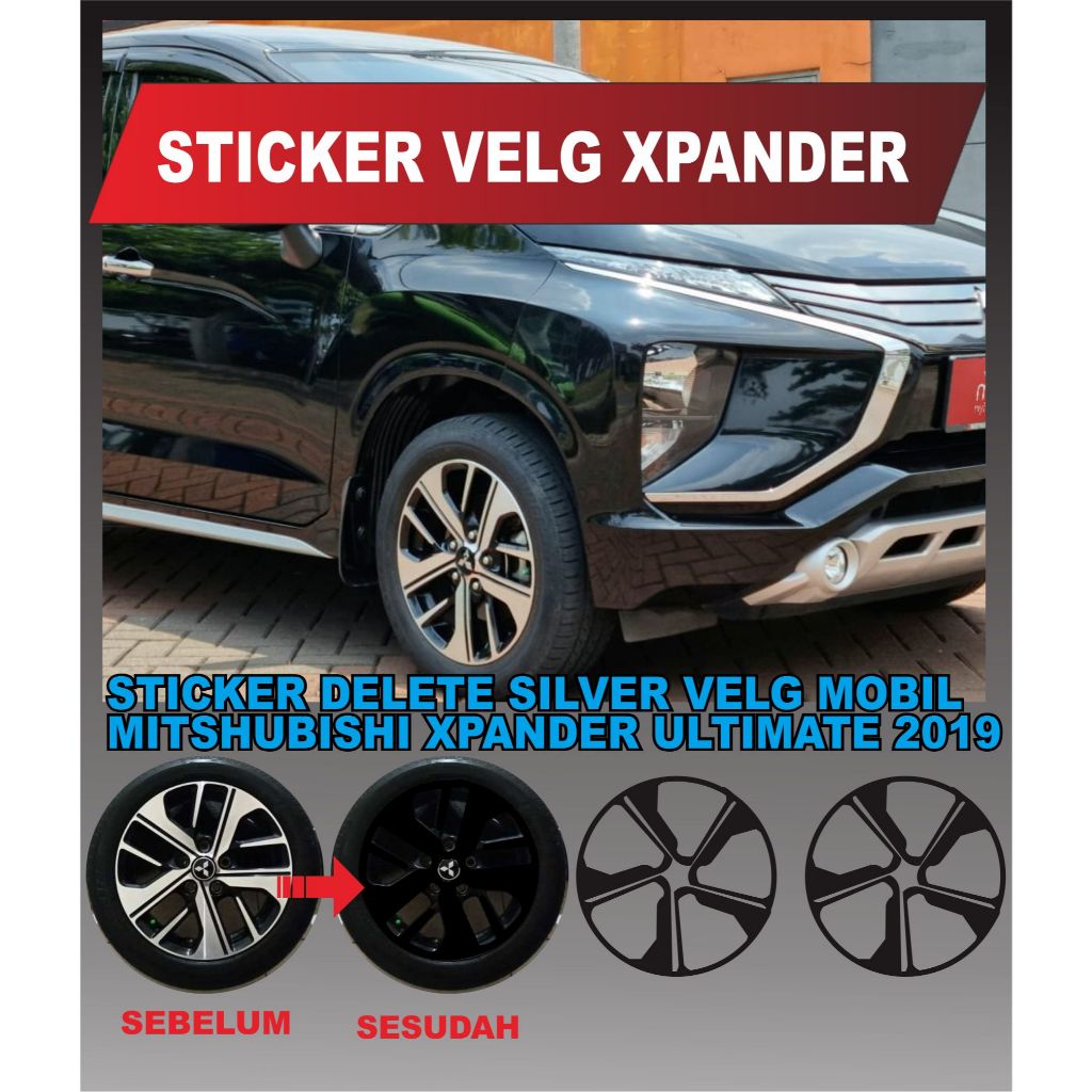 สติ๊กเกอร์ CHOOSE/DELETE SILVER CHOOSE/ สติ๊กเกอร์ VELGEK MITSHUBISHI XPANDER ULTIMATE 2019