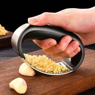 Alat Penghancur Bawang Putih Manual Stainless Baja Tahan Karat Penghancur Bawang Merah Jahe Mincer