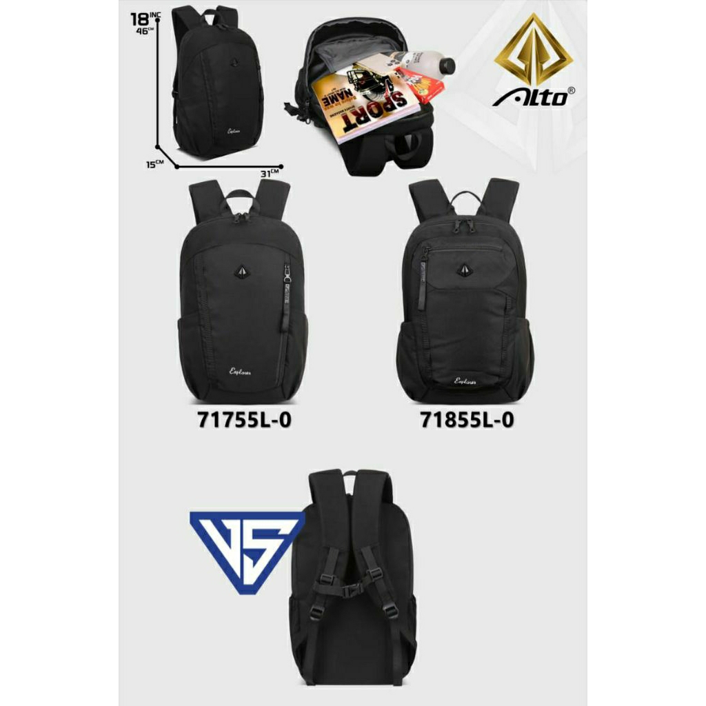 Original Alto School Bag Backpack 71765L-0 / 71855L-0