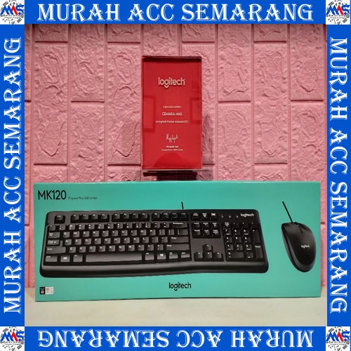 คีย์บอร์ดและเมาส์ Logitech Combo MK120, MK120