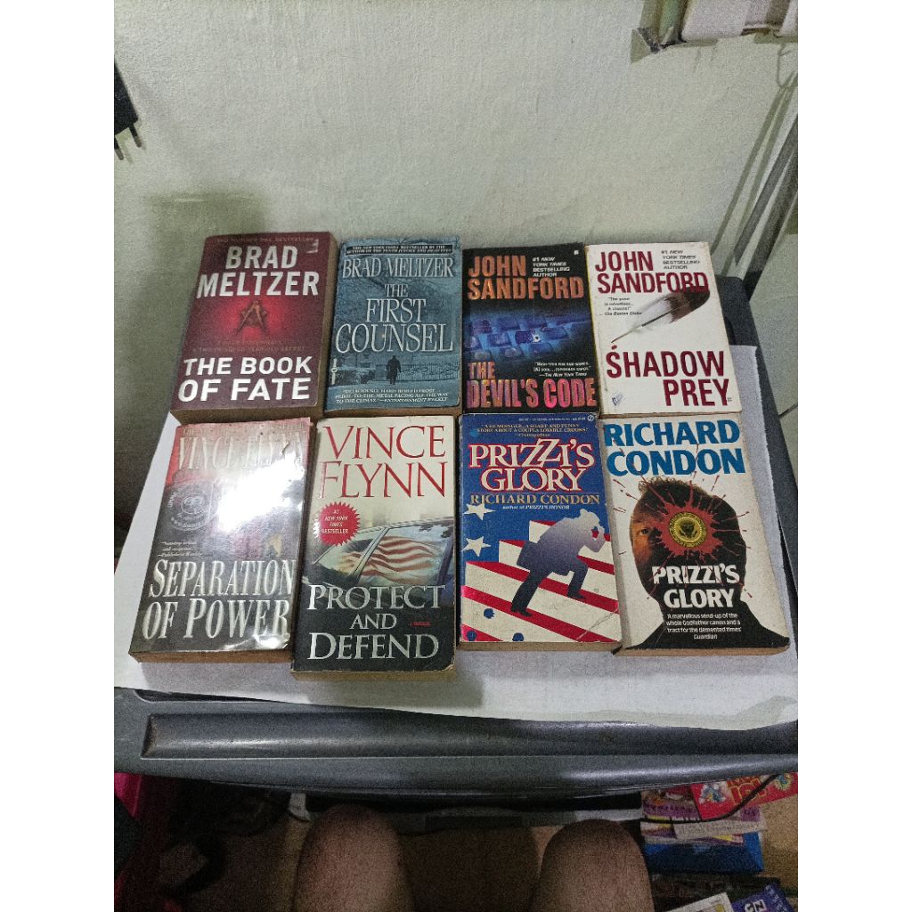 นวนิยายนําเข้า The Devils Code, Shadow prey (John Sanford) หนังสือแห่งโชคชะตา, The First Collection 