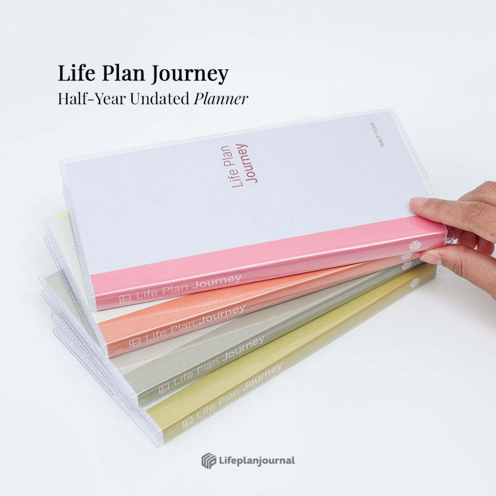 Life Plan Journey Bundling 2 หนังสือ Undated Planner Half-Year (6 เดือน) ขนาดเดินทาง - Undden Planner/ปกอ่อน/Agnda