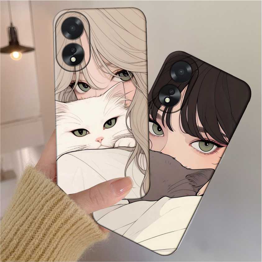 ปลอกสําหรับOppo A38 A18 A77S A17 A17K A60 A15 A15S A33 A52 A53 A54S A92 A5 A9 A1K Neo 7 9 A58 A31 A3