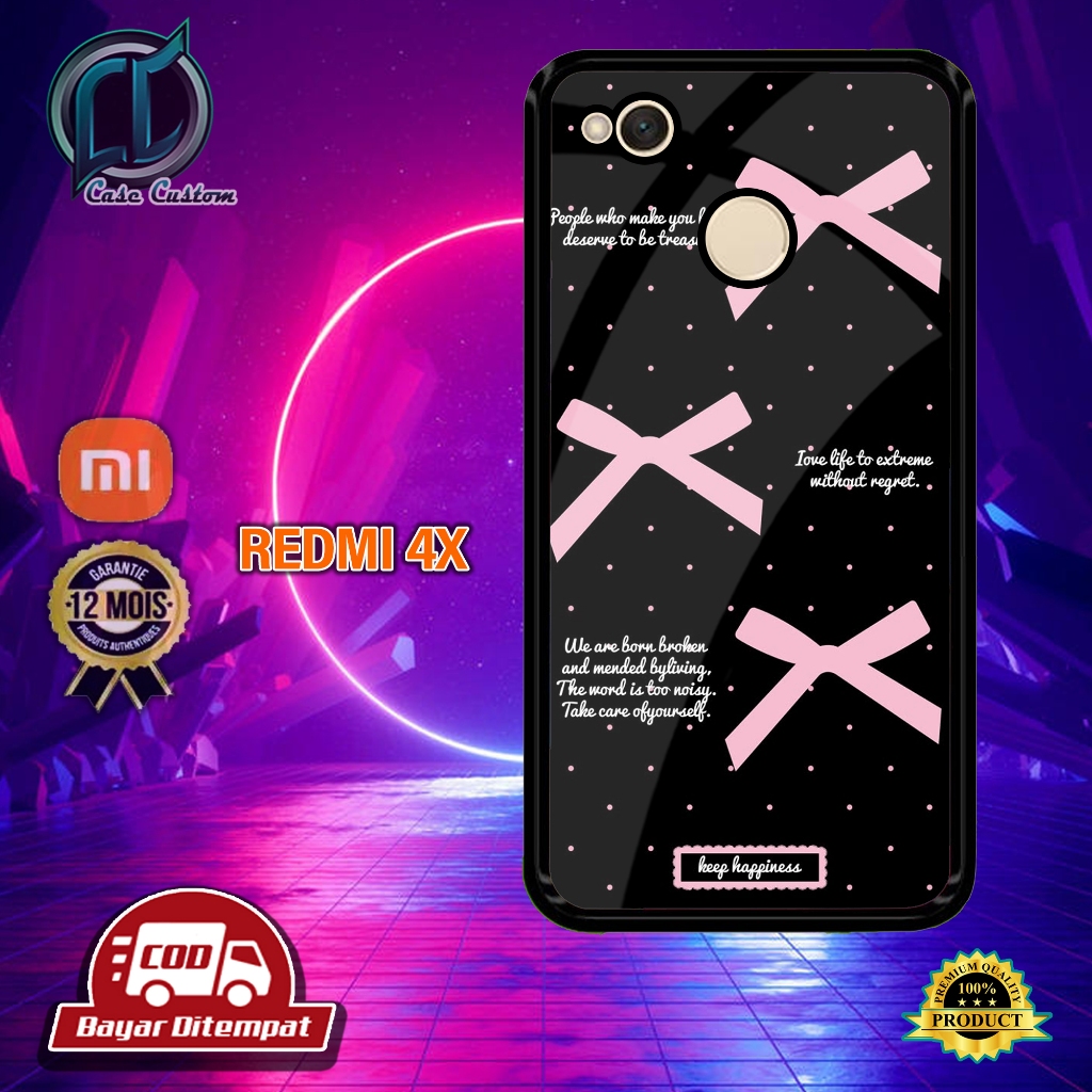 เคส HP XIAOMI REDMI 4X ใช้งานได้สําหรับโทรศัพท์ทุกประเภท ยัง _เคสเงาล่าสุด _เคสแบบกําหนดเอง_Hardcase
