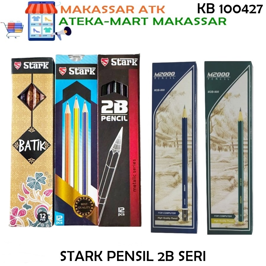 [BOX/12PCS] M2000 2B PENCIL M2B-800 M2B-900 STARK PENCIL