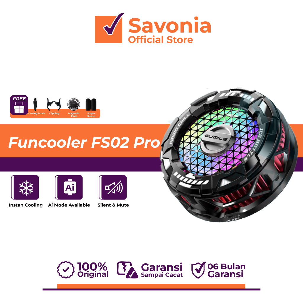 Funcooler FS02 Pro Ai Cooler HP Cooler Banda Aceh