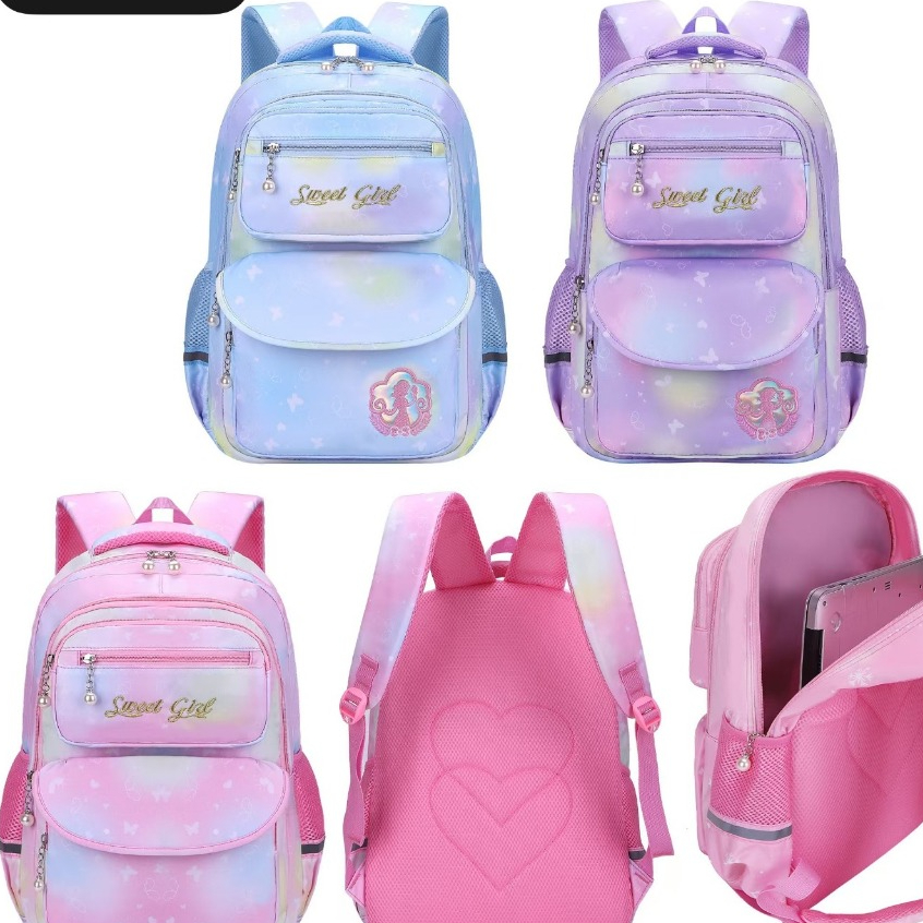 Tss นําเข้าล่าสุด2026 Ramsel Ransrl Girls Backpack Elementary School Middle School Tad Yas Motif Sch