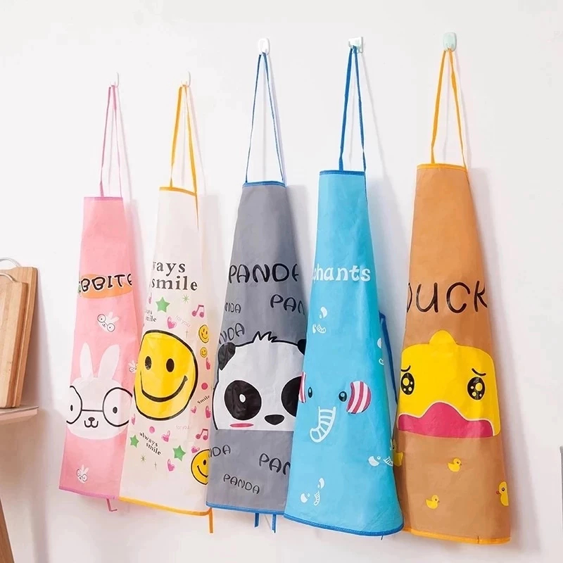 KITCHEN APRON WATERPROOF COOKING APRON CUTE CARTOON CHARACTER WATERPROOF