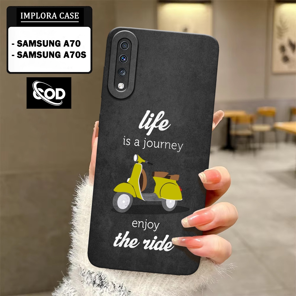 ใหม่! เคส Vespa - เคส Samsung A70 / A70s - Premium Pro Camera Softcase ยืดหยุ่น นุ่ม & หนา