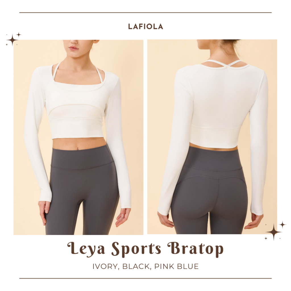 LEYA SPORTS BRATOP โยคะออกกําลังกายยิมพิลาทิส