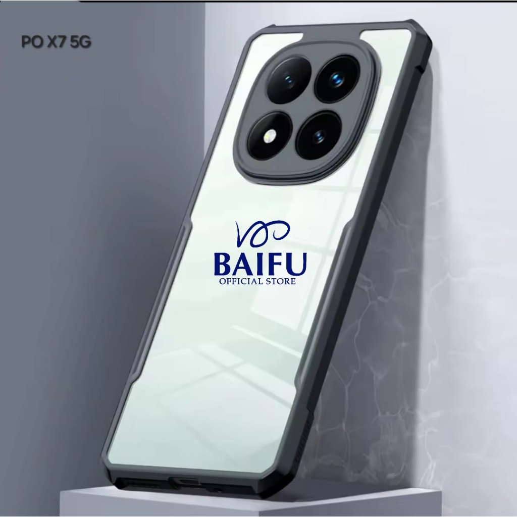 Poco X7 5G Case Fusion กันกระแทกโปร่งใส Poco X7 5G Casing