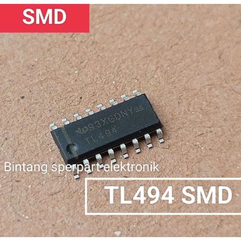 TL494 SMD IC TL494C SMD IC SMD TL494 TL 494C TL 494 ทรานซิสเตอร์ TL494