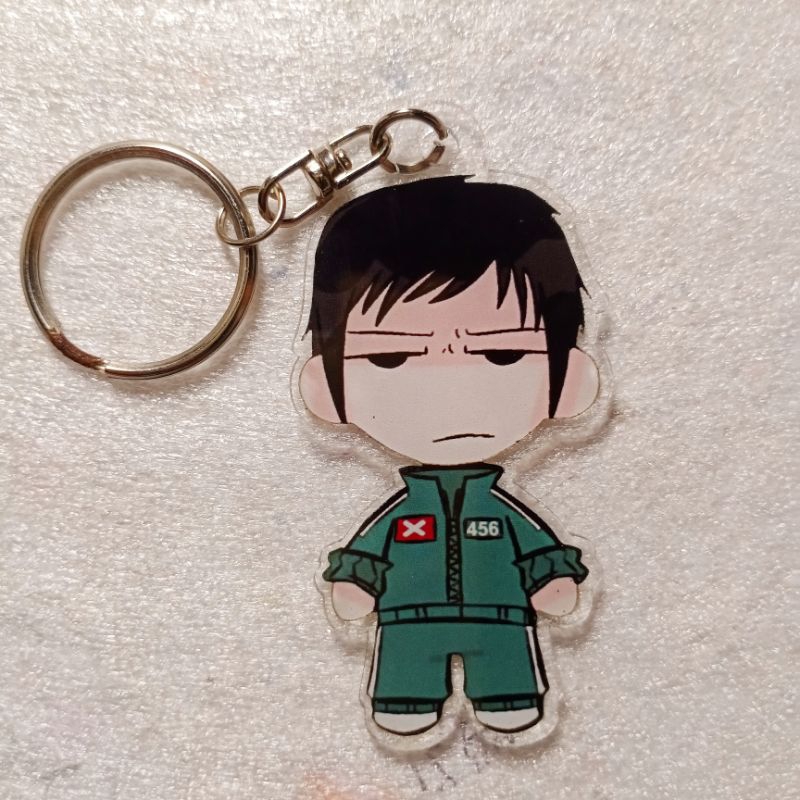 GANTUNGAN Ganci akrik Seong Gi Hun Squid Game / พวงกุญแจพวงกุญแจ Seong Gi Hun Squid Game
