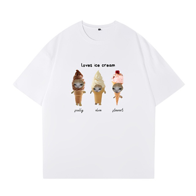 TSHIRT REGULAR ICE CREAM V 1 PREMIUM LIMITED EDITION !!