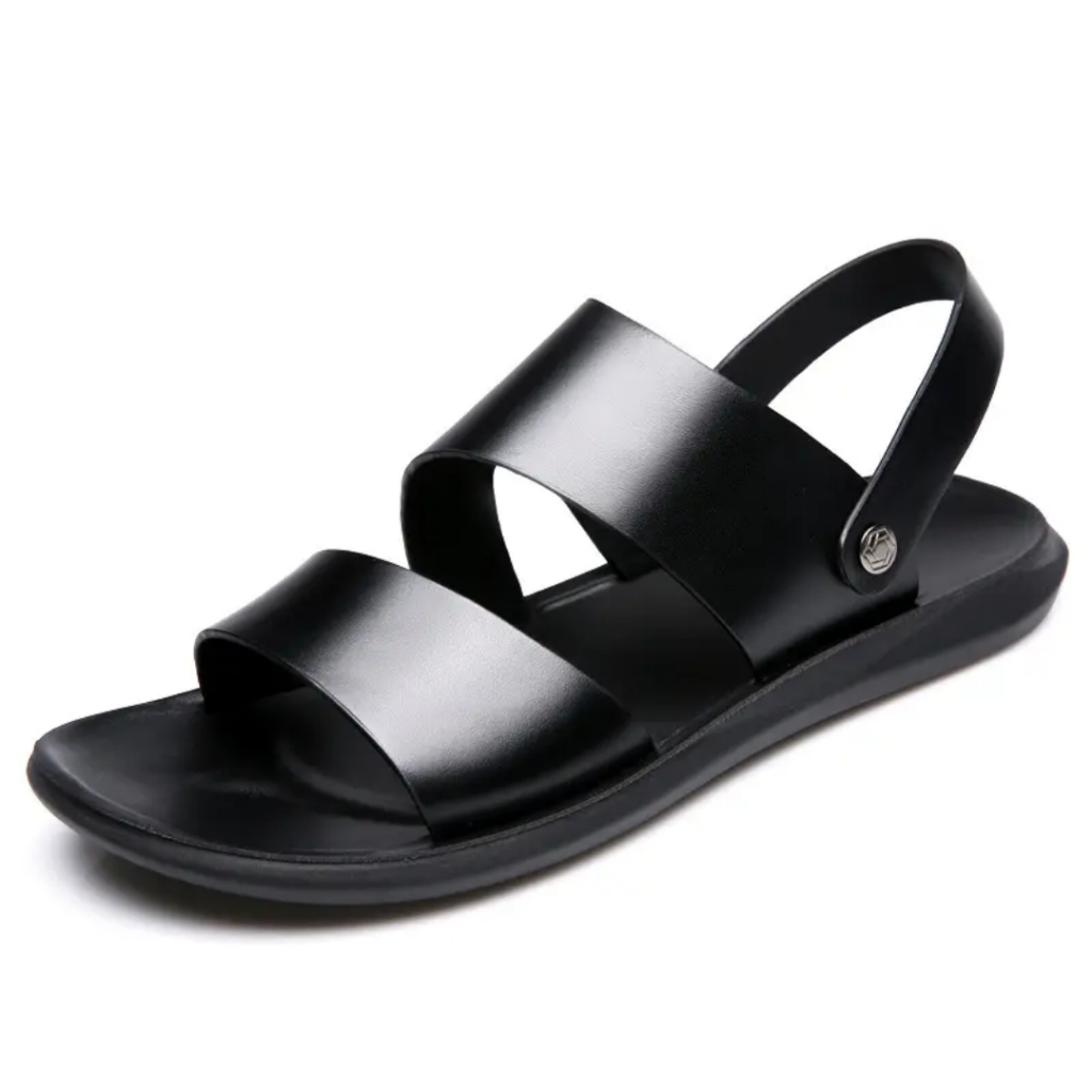 รองเท้าแตะหนังผู้ชายสไลด์ Anti Slip Anti Slip Soft ไซส์ 39 - 43 - CODE RZ1