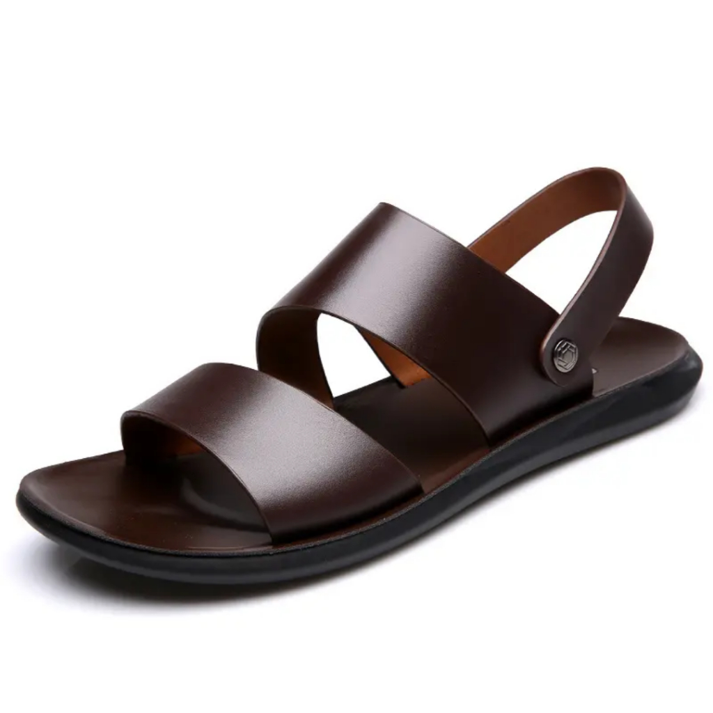 รองเท้าแตะหนังผู้ชายสไลด์ Anti Slip Anti Slip Soft ไซส์ 39 - 43 - CODE RZ1