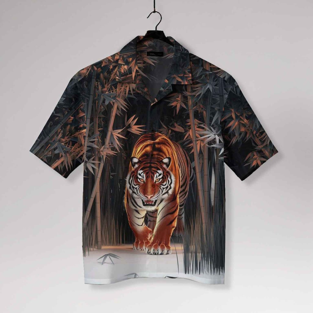 KEMEJA SKUY Majestic Tigers เสื้อเชิ้ตพิมพ์ลายแฟชั่น | SK103