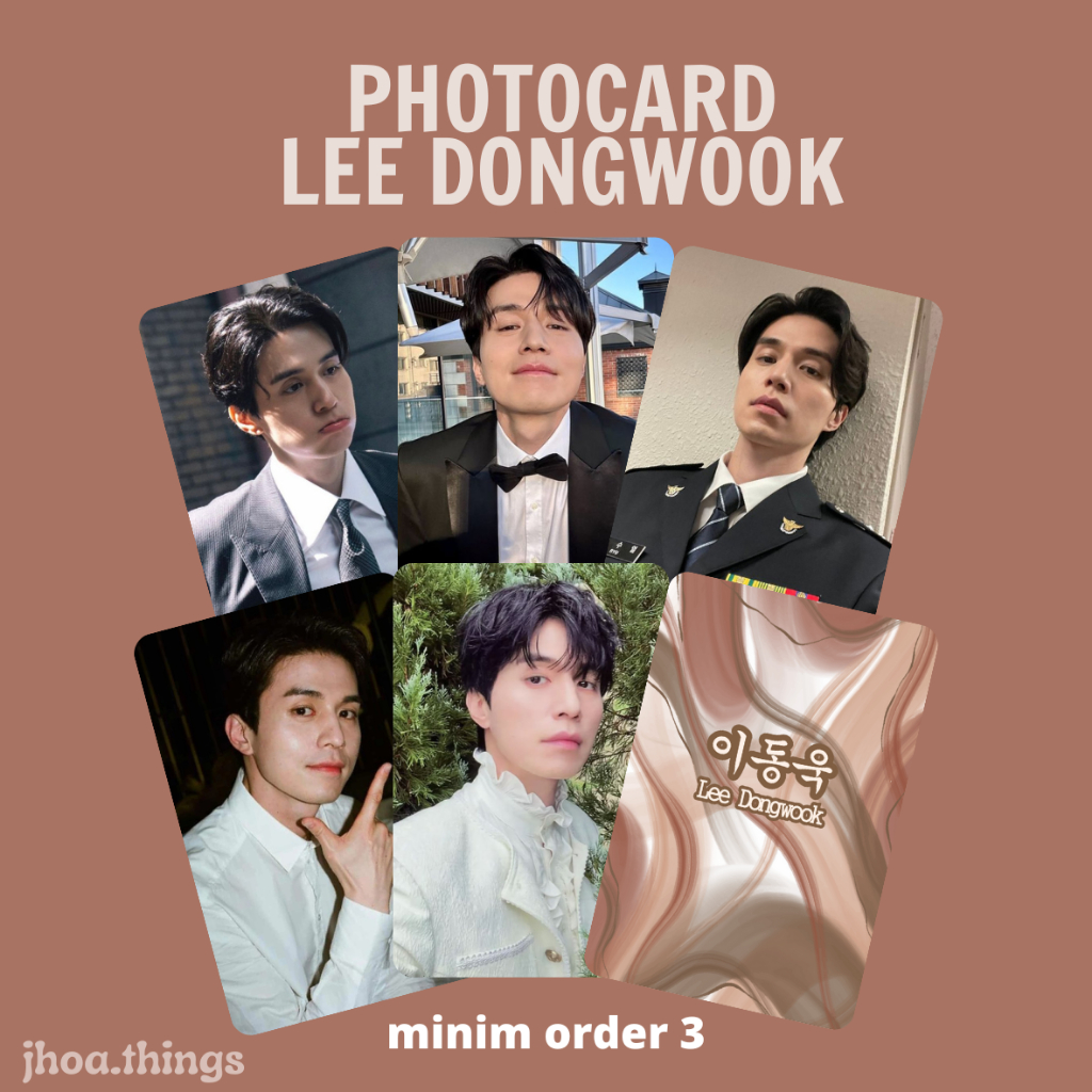[UNOFFICIAL] PHOTOCARD LEE DONG WOOK DONGWOOK ACTOR KOREA KDRAMA