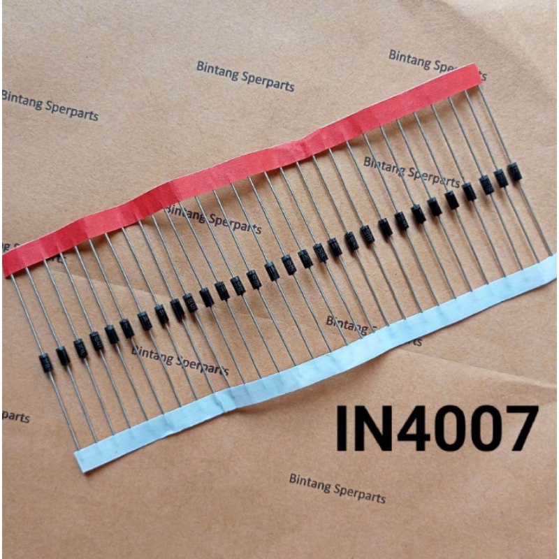 (10 ชิ้น) IN4007 ORIGINAL ROLL MIC 1N4007 1A DIEDE IN4007 DIEDE IN4007 IN 4007