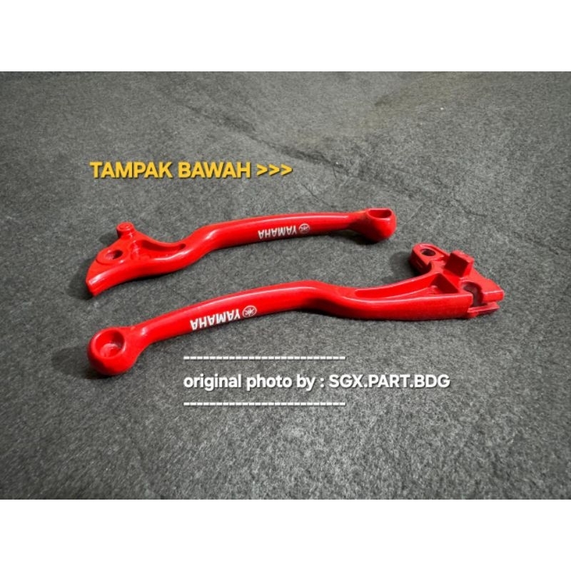 Mio SPORTY SOUL FINO RED GLOSSY LASER PRINTING YAMAHA เบรคมือจับ DOESNT FADE