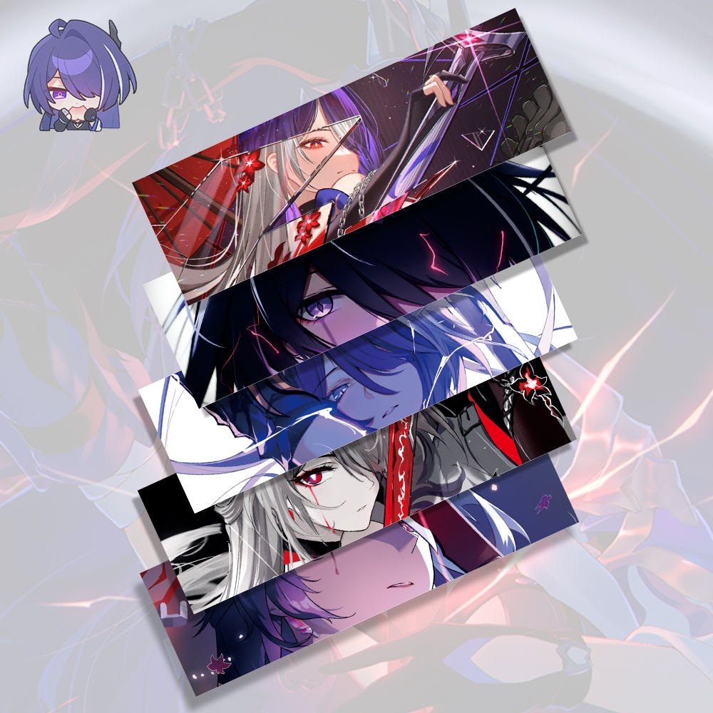 Acheron Honkai Star Rail Slap Sticker - สติ๊กเกอร์ไวนิลกันน้ํา - Acheron hsr Anime Slap Sticker