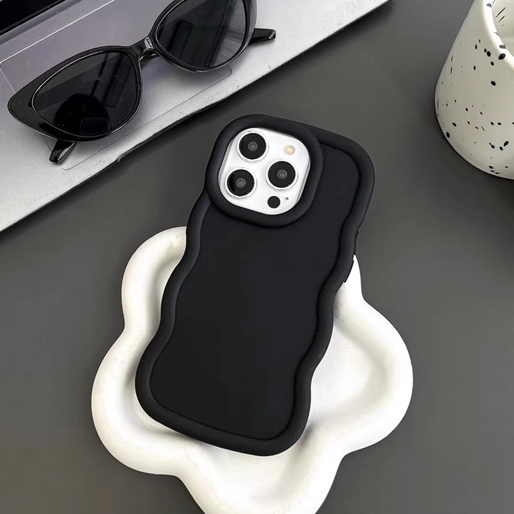 VIVO V40 VIVO V40 PRO CASE MACAROON WAVE BLACK CASE VIVO V40 VIVO V40 PRO