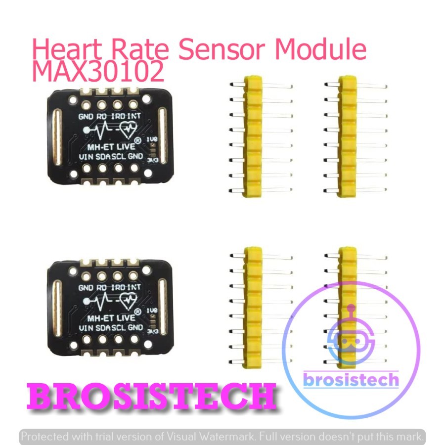 MAX30102 เครื่องวัดออกซิเจนในเลือดและชีพจร Heart Oxygen Level Sensor