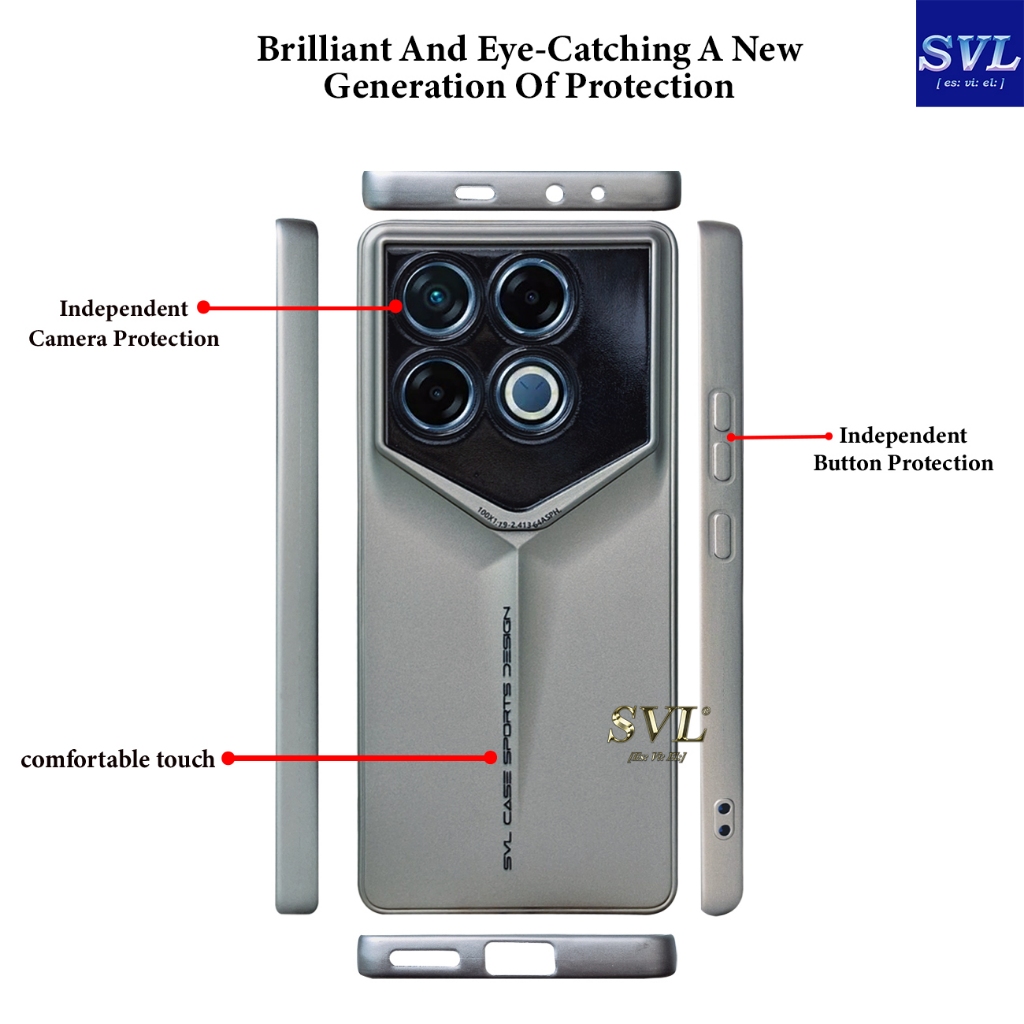 SWL เคสดีไซน์กีฬาสําหรับ Infinix GT 20 Pro Luxury Blade Full-Cover ปลอกบางพิเศษหรูหรา - รูปที่ 4