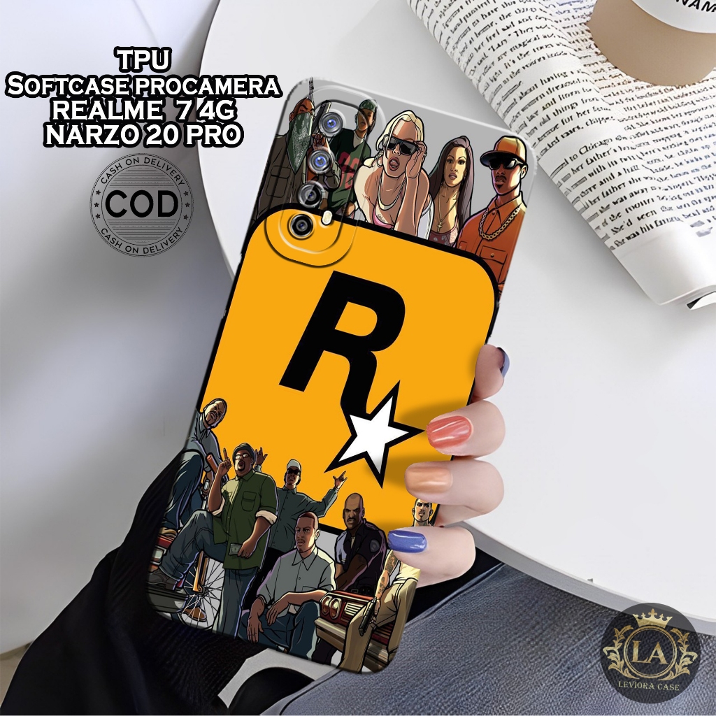 เคส Realme 7 4G / Narzo 20 Pro - เคส Leviora - เคส GTA Fashion - เคส Realme 7 4G / Narzo 20 Pro Soft