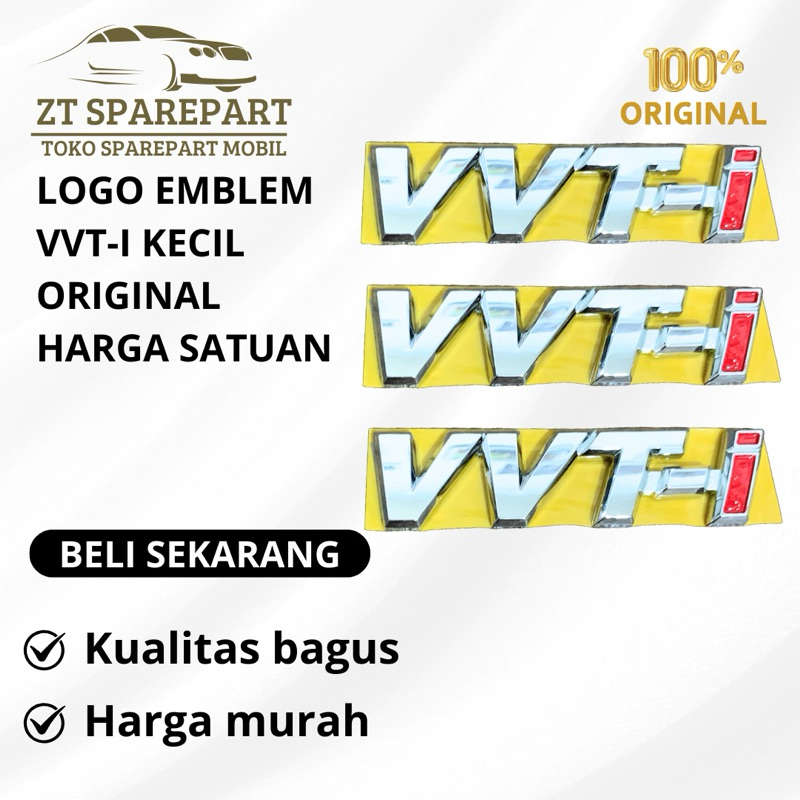โลโก้ SMALL VVT-I EMBLEM ดั้งเดิม