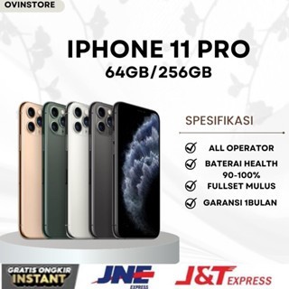 iPHONE 11 Pro 256GB/64GB ORIGINAL FULLSET MULUS SECOND GOOD CONDITIONS