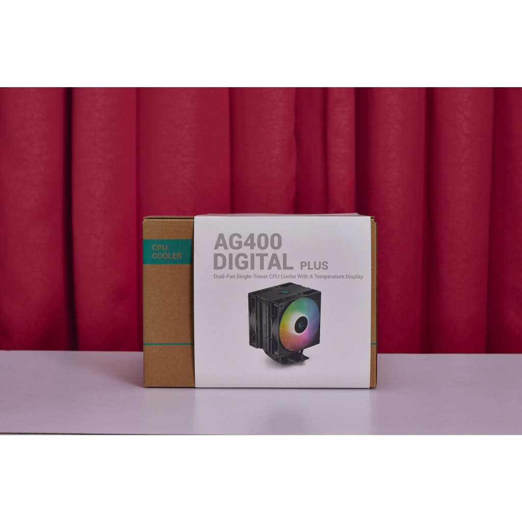 CPU COOLER Deepcool AG400 DIGITAL PLUS ARGB LGA1700 1200 115x AM4 AM5