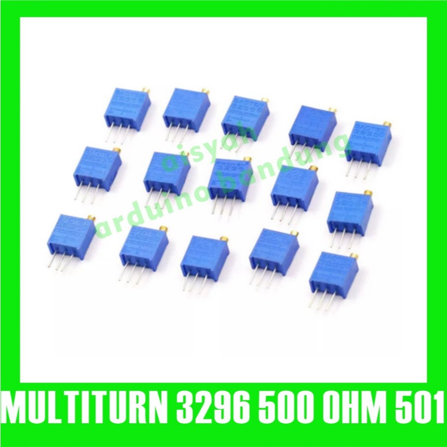 POTENSIOMETER 500 OHM 501 เครื่องวัดความชื้น TRIMPOT MULTITURN VR 3296