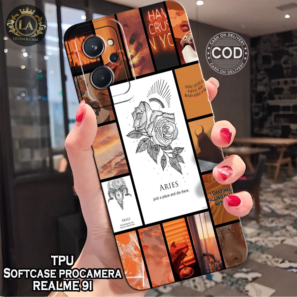HP เคส Realme 9i ล่าสุด - เคส Leviora - เคสแฟชั่น Zodiac - เคส Realme 9i Softcase - เคส Pro - เคส Re
