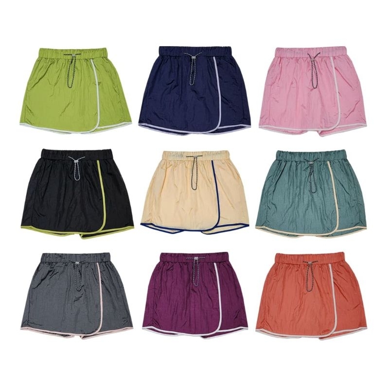 Junko studios - กางเกงขาสั้น Buggy Nylon Skort สําหรับผู้หญิง