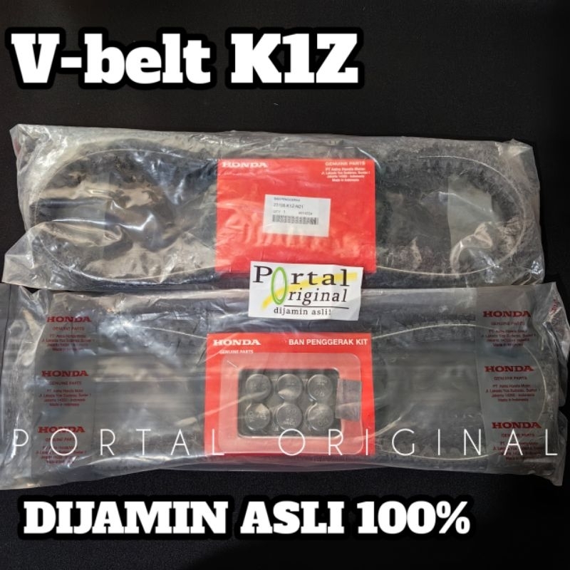 V-Belt K1Z Original AMM 100% PCX 160 ADV K0W เท่านั้นชุด V เข็มขัด Vbelt 23100 kOW BA0 N21 + ลูกกลิ้