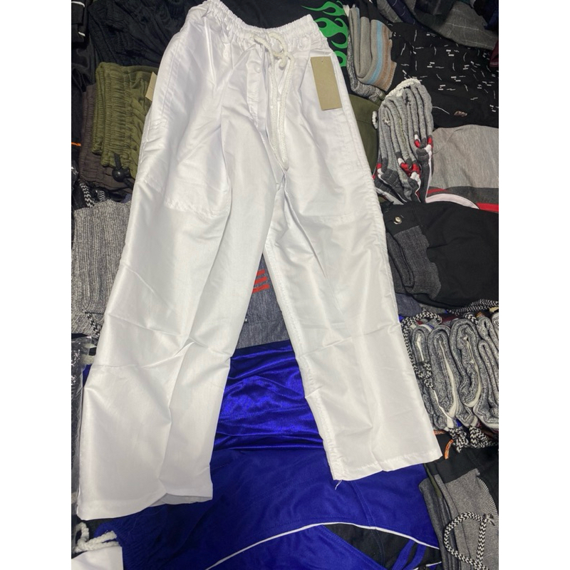 KATUN CHILDRENS GAMIS LAYER PANTS/CHILDRENS WHITE PANTS ทําจากผ้าฝ้าย